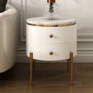 طاولة جانبية فاخرة 2 درج تصميم ايطالى | عالى الجودة