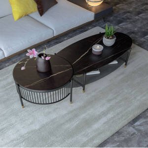 طاولتين رخام بتصميم أيطالى