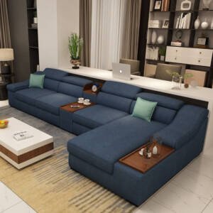 كنب حرف L بتصميم مميز