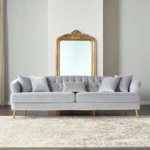كنبة مخملية ذات تصميم جذاب - سكاي
