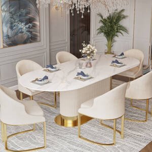 طاولة طعام بتصميم ايطالي