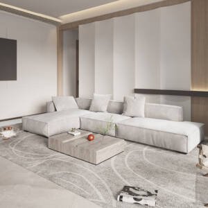 ركنة معيشة بتصميم انيق