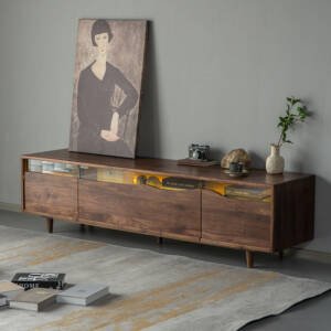 طاولة تلفاز مضيئة